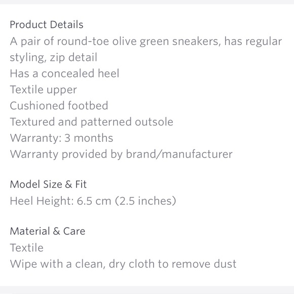 Steve Madden Lizzy Wedge Sneakers Olive Green 8 - Picture 10 of 10